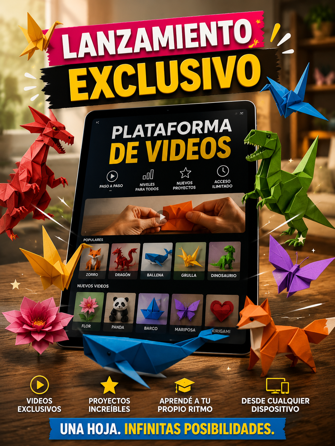🌎 Mundo Origami TV - La Experiencia Completa en Video.
