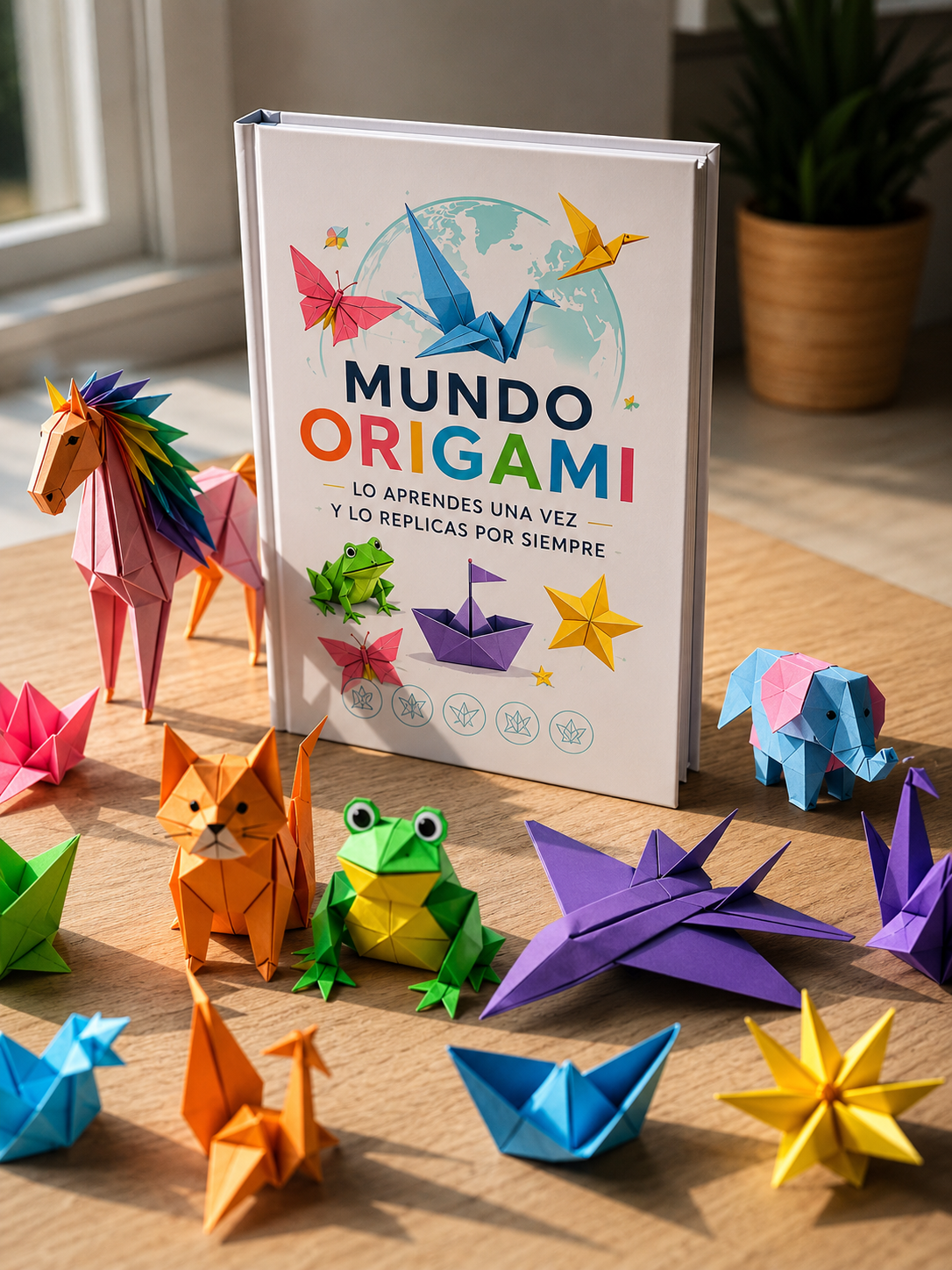 Mundo Origami - Crea Figuras Increíbles en Menos de 15 Minutos
