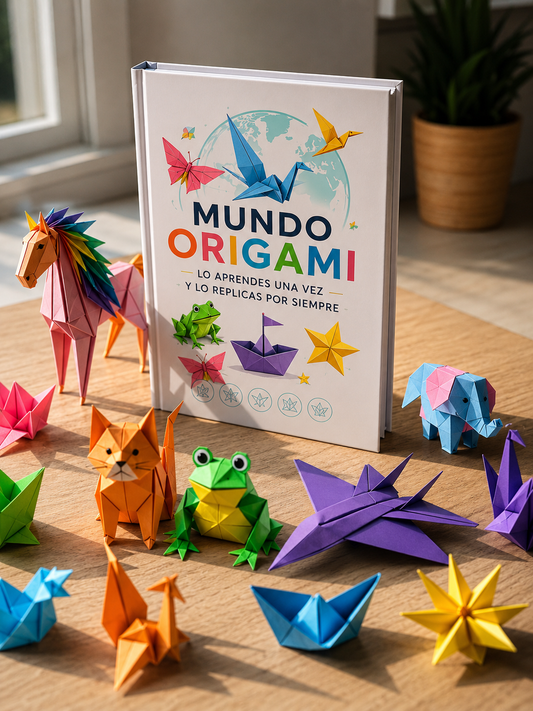 Mundo Origami - Crea Figuras Increíbles en Menos de 15 Minutos